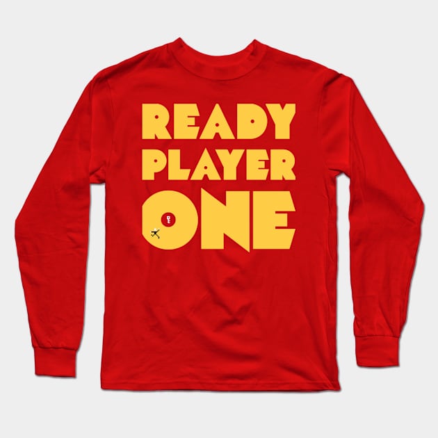 Ready Player One T-Shirt Long Sleeve T-Shirt by The Basement Podcast